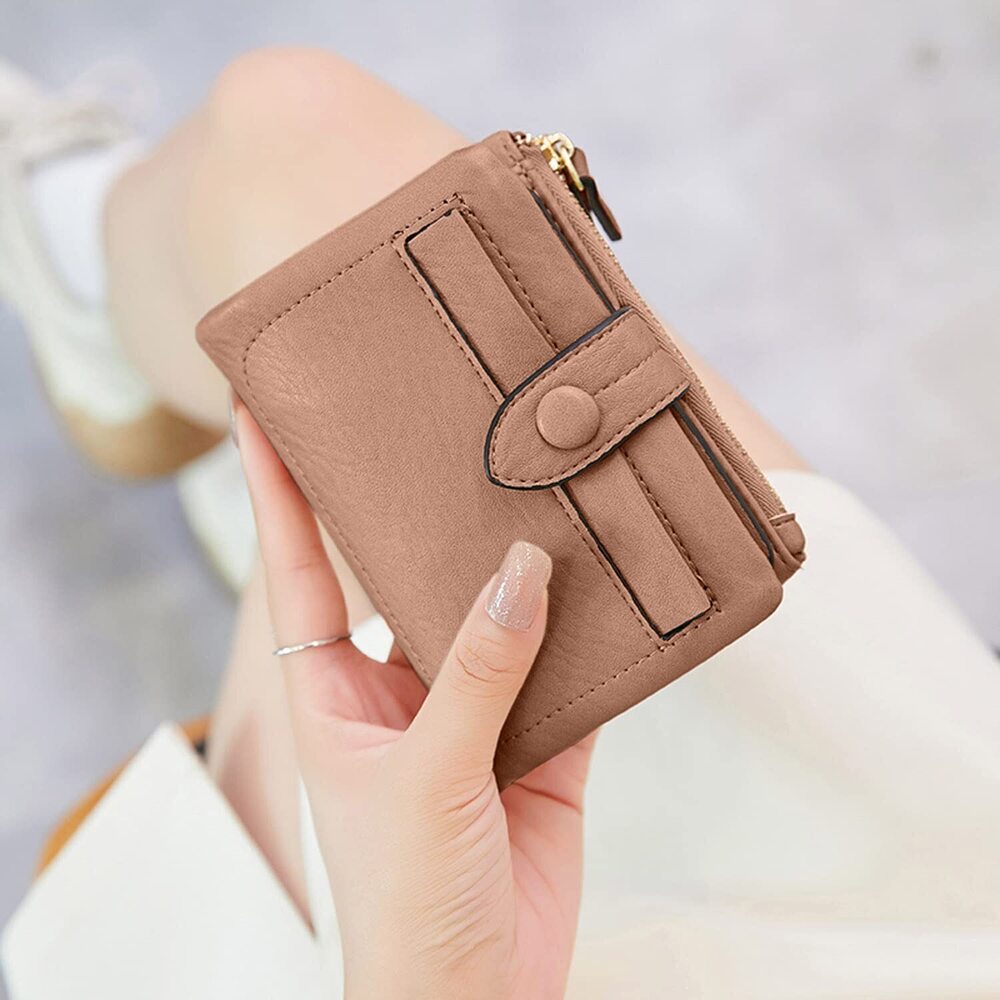 2448 Wallets Small Trifold Wallets Rfid Wallets Bifold, Billfold Leather View 3